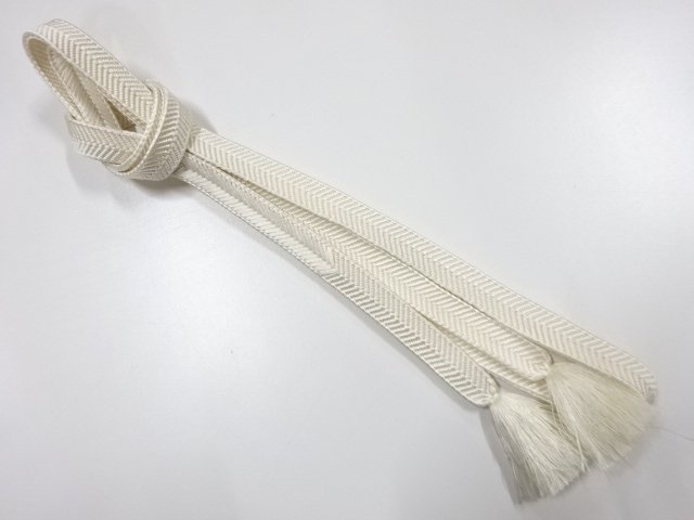 JAPANESE KIMONO / HAND-TIED OBIJIME CORD